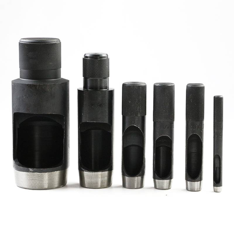 Black leather strap punch punch DIY craft hollow punch punch tool