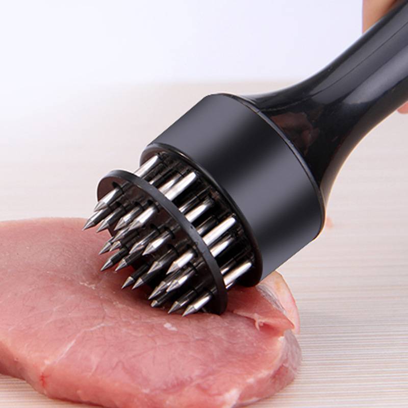 24-Pin Household Round Stainless Steel Steak Tender Meat Needle Pork Meat Tenderizer Rib Breaker Kitchen Cook Tools Meat Hammer 2