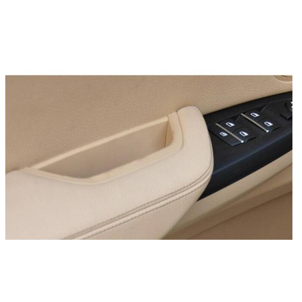 Car Left Interior Door Armrest Handle Inner Panel Pull Trim, Left Side, Fits for BMW F25 X3 X4 F26, Replace#51417250306