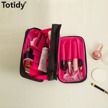 Totidy Портативный косметичка двойной Слои дорожный мешочек для