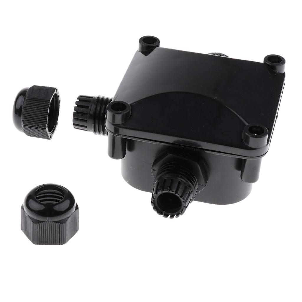 Great Performance 2Pcs 3Way IP68 Waterproof Electrical Cable Junction Box