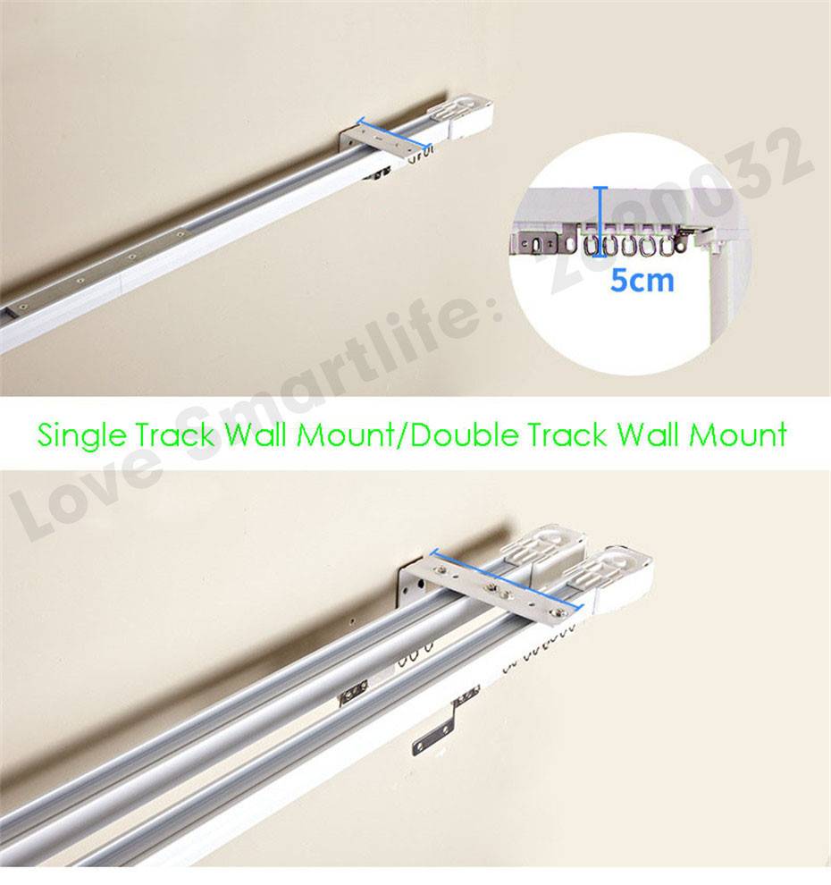 Customize Electric Curtain Track for Xiaomi Aqara MotorDooya KT82 DT82 TN TV TS LE X3,Automation Curtain Rails,To EU Country,Mi Home app control-13