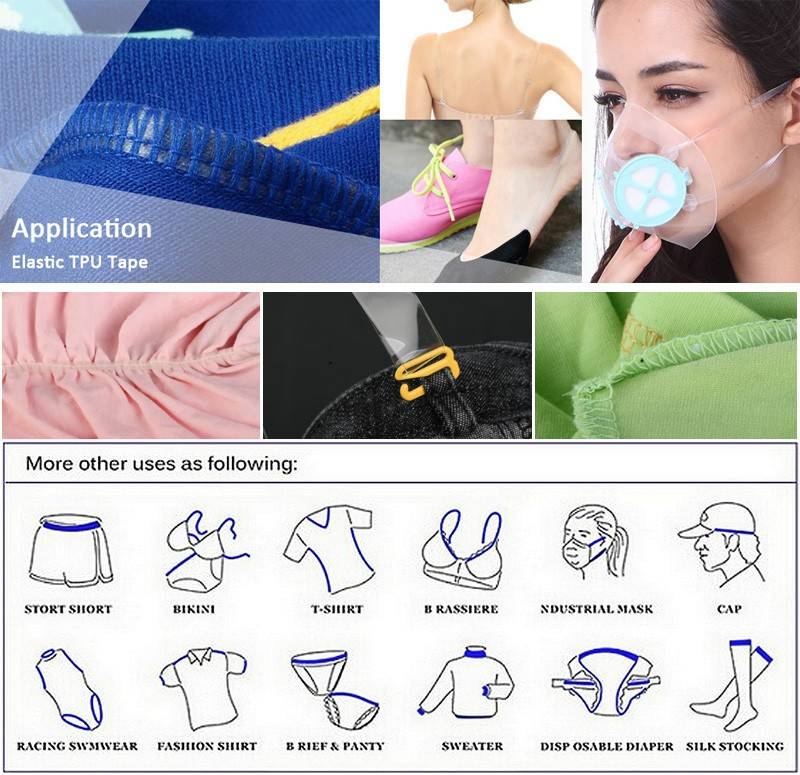 usage of tpu elastic tape