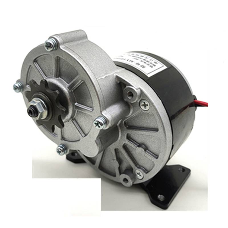 Permanent magnet DC deceleration brush motor 250W, 350W, 12V, 24V, 36V, electric vehicle pulley, gear