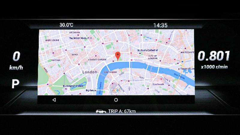 Android Car dashboard Instrument display screen For Nissan Patrol Y62 Multimedia player digital panel 18