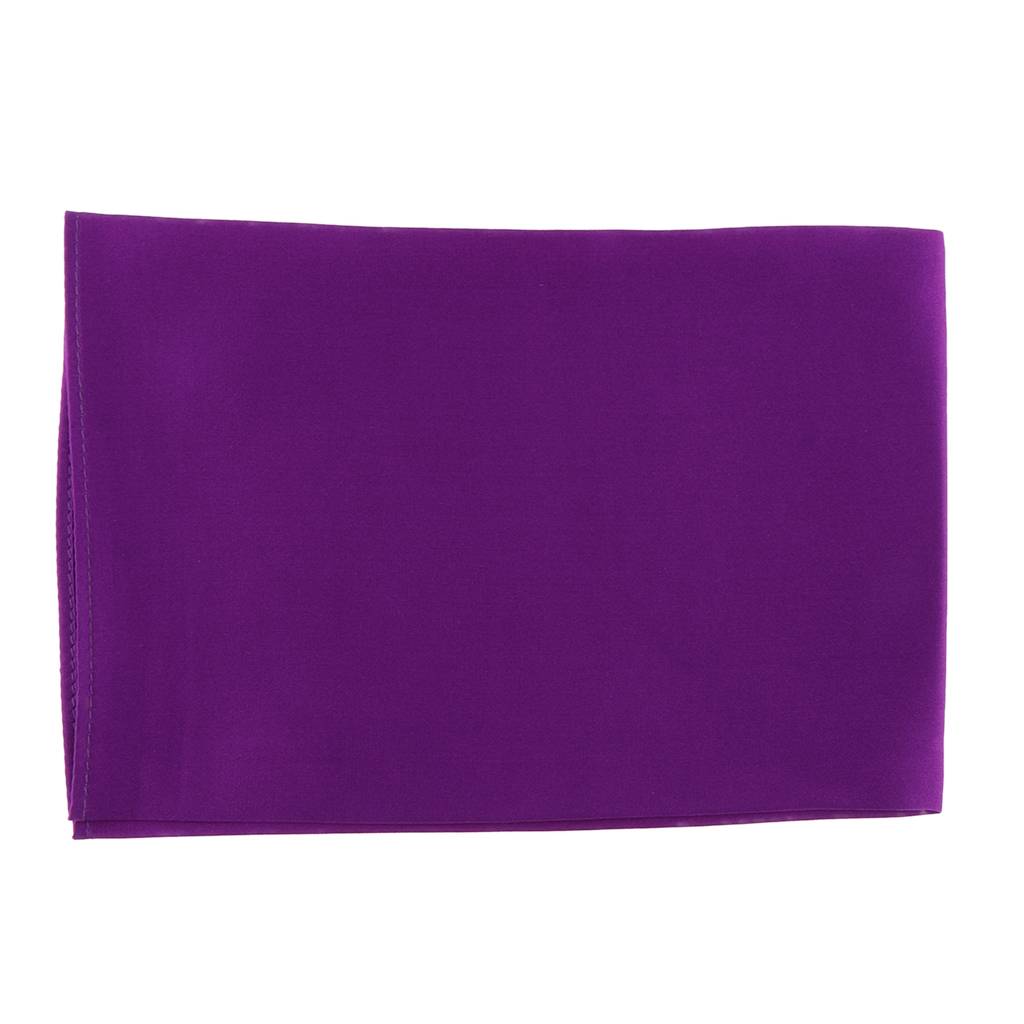 Men’s Gentle Pure Mulberry Silk Pocket Square Plain Solid Handkerchief Variety Colors 