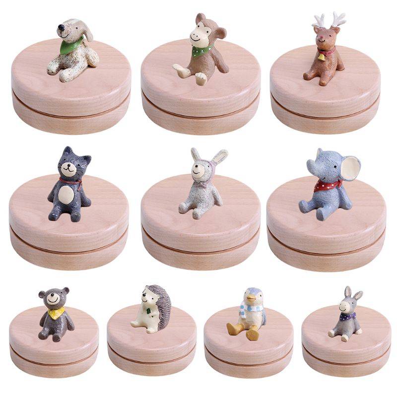 Буковый детский ящик для хранения зубов чехол-органайзер подарок на память