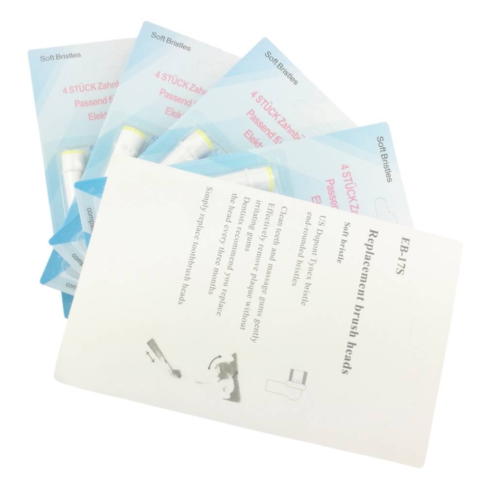 Sensitive toothbrush heads