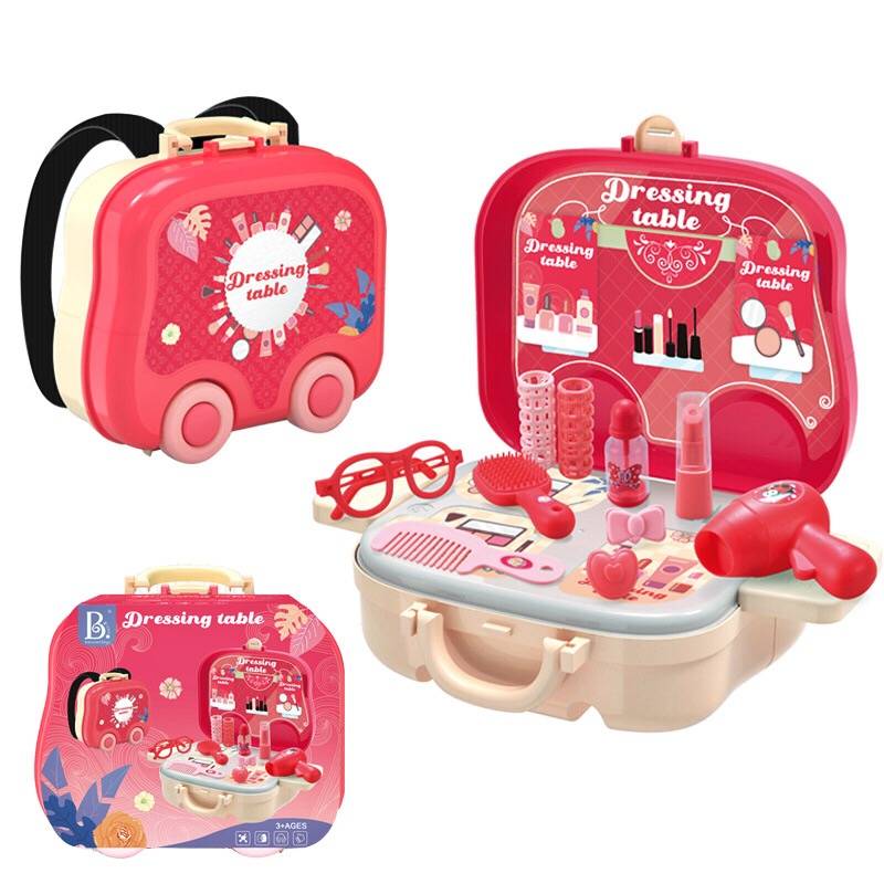 Children Pretend Play Role Play House Toys Portable Plastic Backpack Baby Cooking Kitchen Toys Doctor Set for Kids Gift (3)