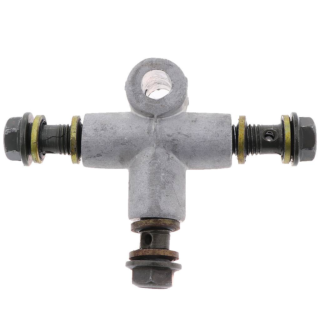 Motor Hydraulic Brake Hose Pipe Tee Coupling Fitting Connector 3way Adapter ATV Quad Dirt Bike Motorcycle