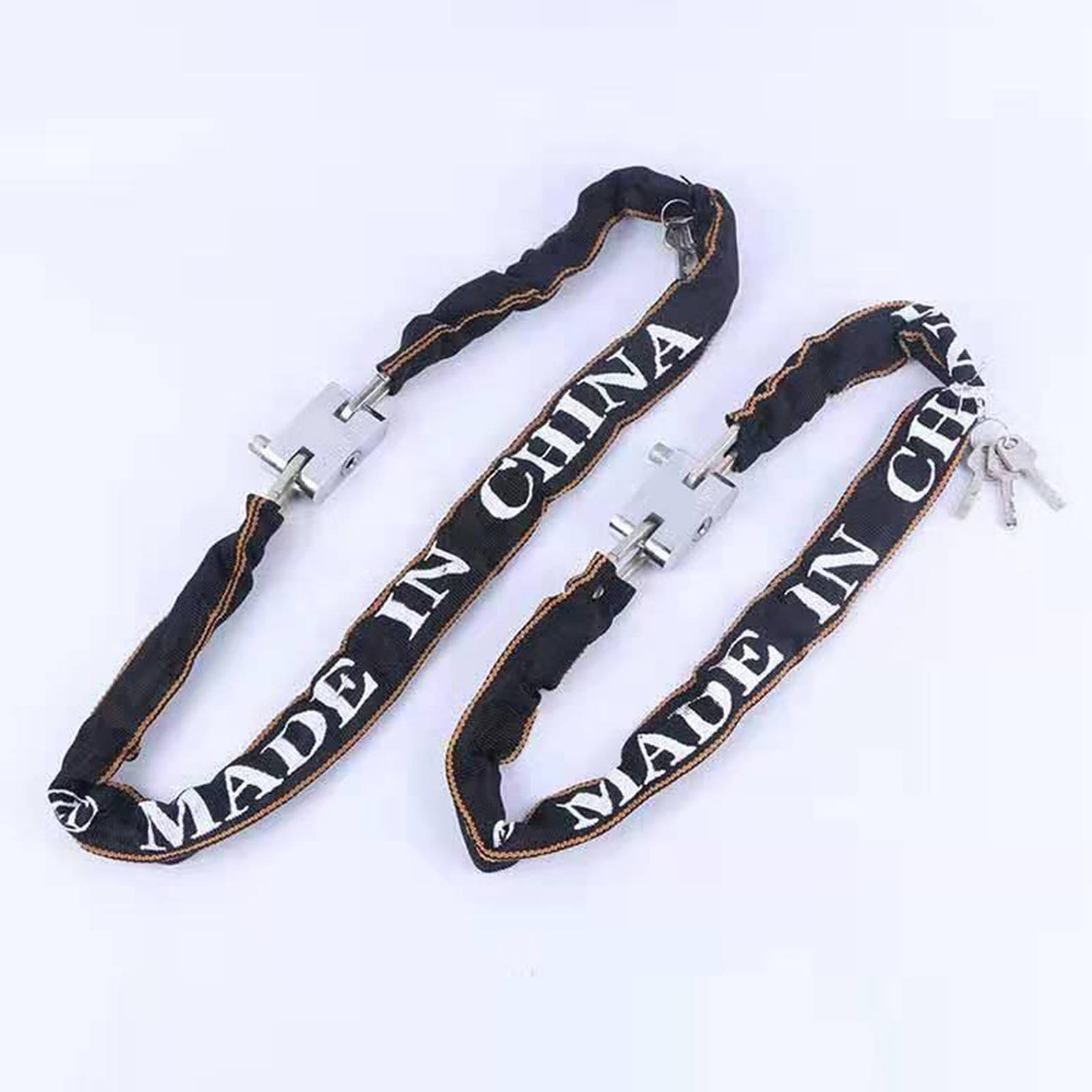 Anti-Theft Bike Chain Lock Steel Security Locks 80/110cm Fence Grill Link Lock