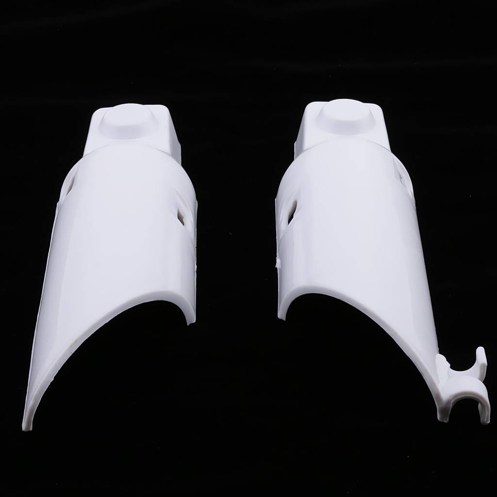 White Motorcycle Fork Guard Forks Cover Set For Honda CRF50 CRF 50 