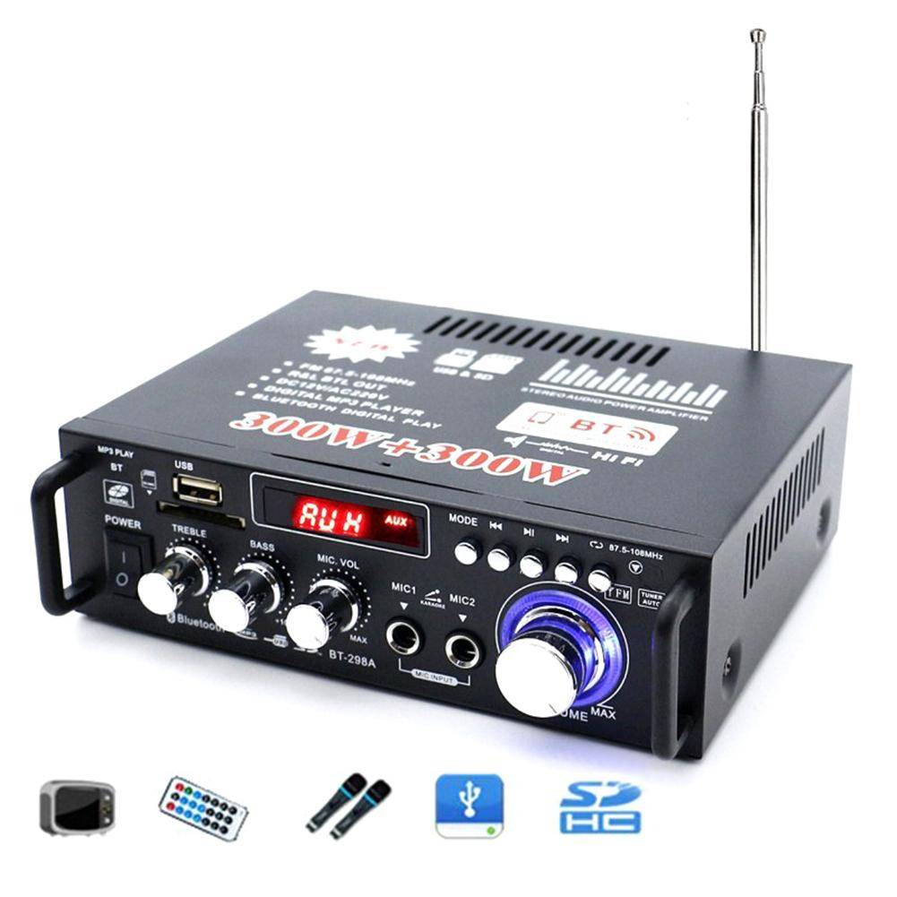 Новый Стильный Мини HiFi Цифровой Bluetooth аудио усилитель мощности S-D карта U диск MP3