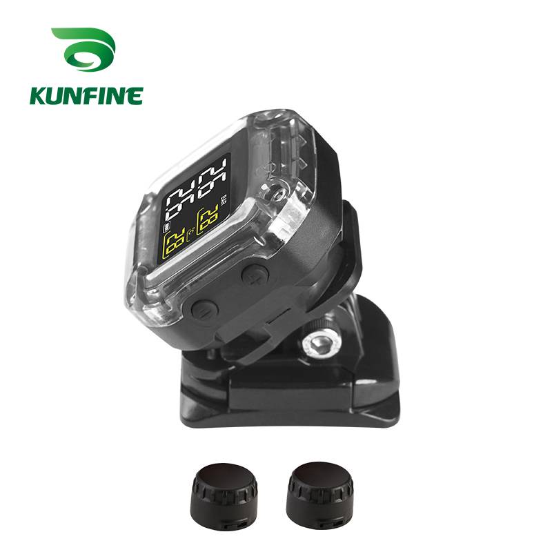 Waterproof Smart Motorcycle TPMS Tyre Pressure Monitoring System Digital LCD Display  Security Alarm Systems With 2 Sensors M3-C-WI MAIN (2)