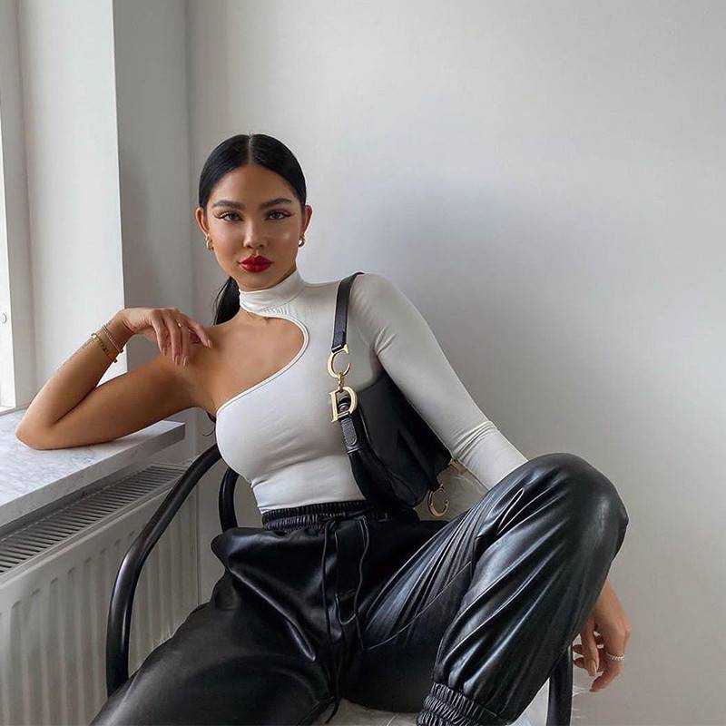 2020 зимние комбинезоны женские модные однотонные с высоким воротом и открытым