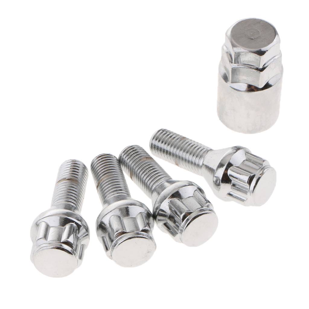 Car Metal Wheel Lug  Locking Set Replacment 12X1.5 Mm For  