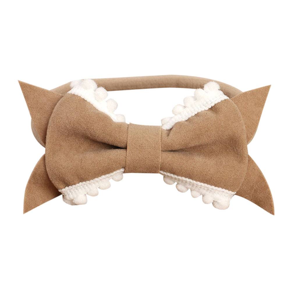 Kids Elastic HeadbandBaby bow elastic hair band Girls baby Bowknot Hairband  Hair Accessories Fashion headband baby