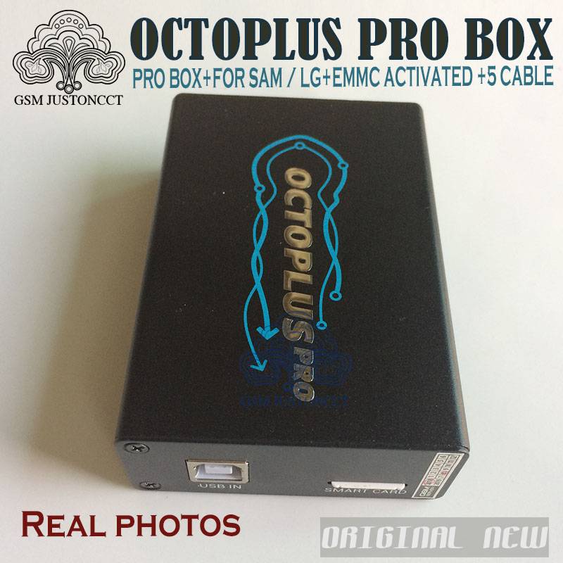 OCTOPLUS PRO BOX + FOR SAM LG + 5 CABLE +EMMC- gsmjustoncct -B3