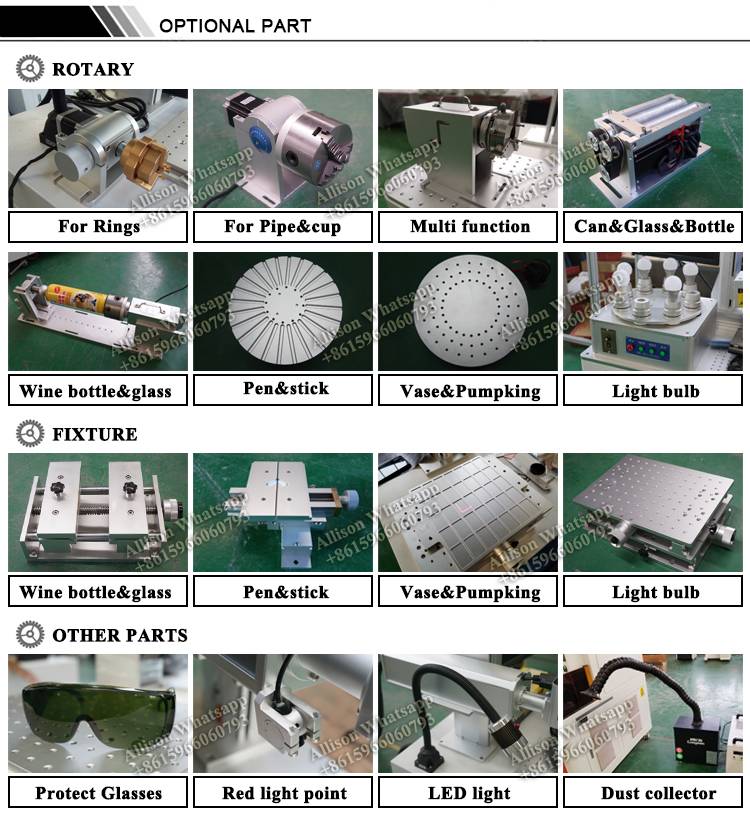High quality desk fiber laser marking machine-4