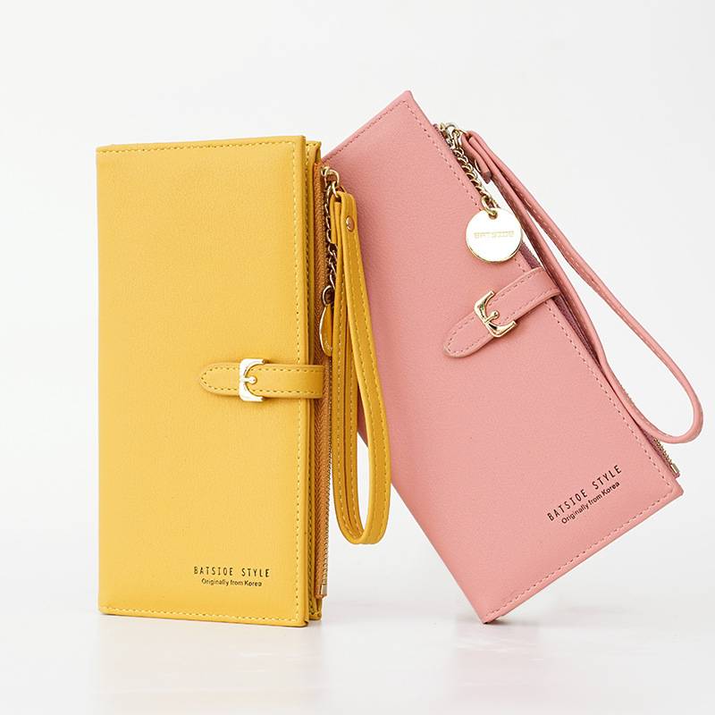 LITTHING 2019 Fashion Women Wallets Long Style Multi-functional Wallet Purse Fresh PU Leather Female Clutch Card Holder