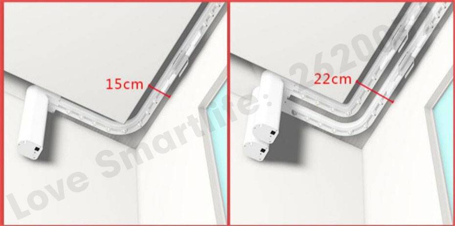 Customize Electric Curtain Track for Xiaomi Aqara MotorDooya KT82 DT82 TN TV TS LE X3,Automation Curtain Rails,To EU Country,Mi Home app control-14