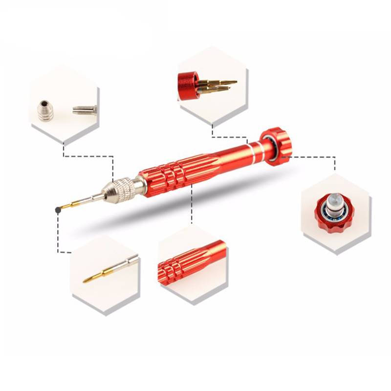 QUK 5 in 1 Screwdriver Set Torx Precision Bits Kit Multi-function Repair Open Screw Driver Kit For Phones Computer Hand Tools 2