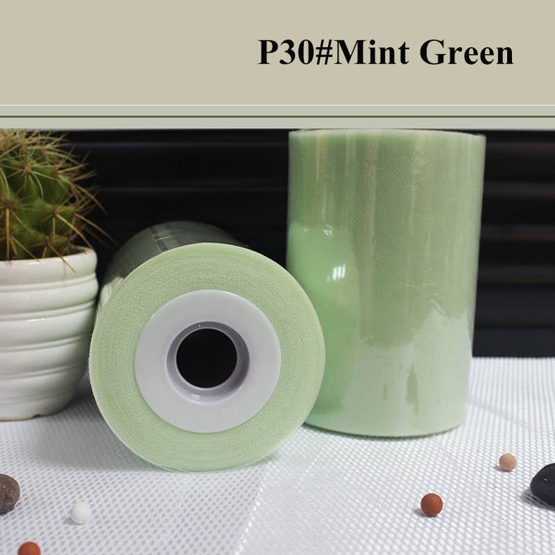 Тюль из полиэстера мятно-зеленого цвета в рулоне 100 ярдов для платья-пачки | Дом и