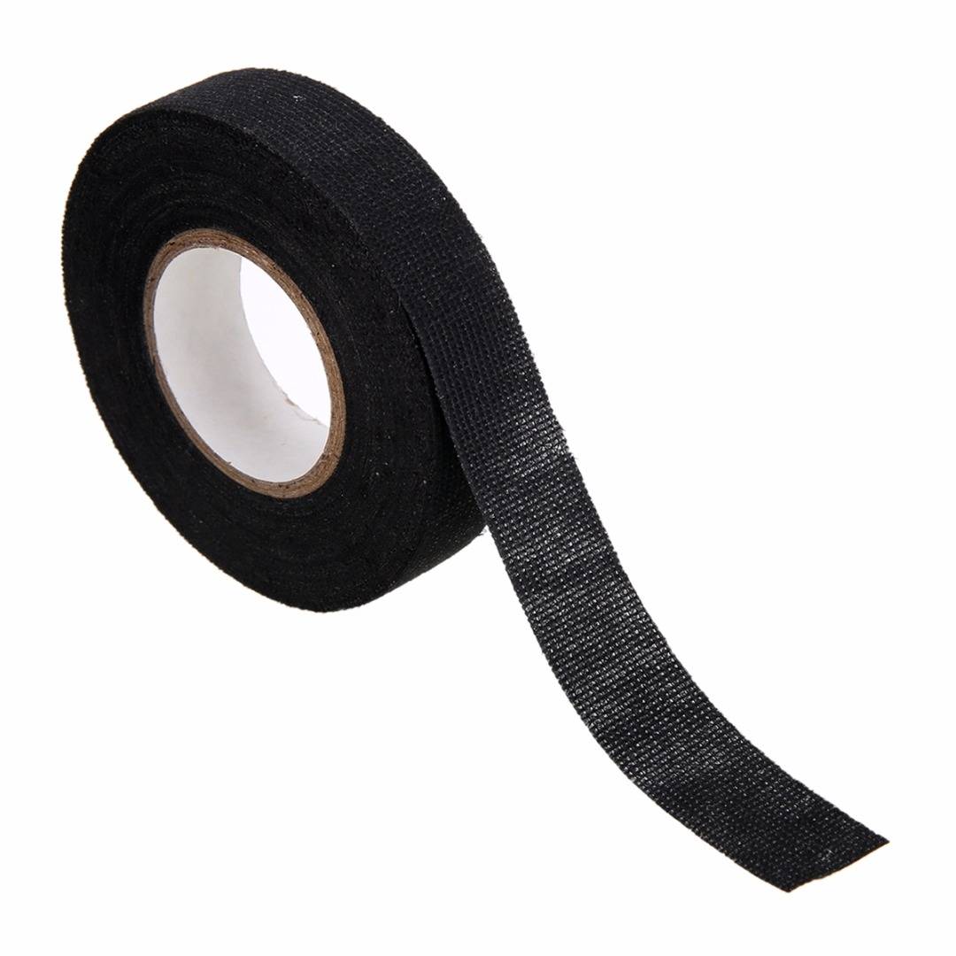 1pc Heat-resistant Wiring Harness Tape Looms Wiring Harness Cloth Fabric Tape Adhesive Cable Protection 19mm x 15M