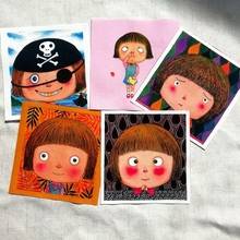 Syunss 1 шт. милая детская печать ручная окрашивание