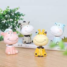 Креативный мультяшный автомобиль трясущиеся головы украшение