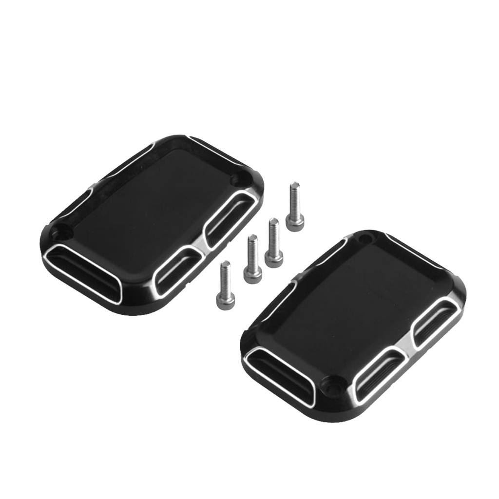 2 Pieces Front Left Right Brake Reservoir Cylinder Cover for   Electra Brake Master Cylinder Fluid Reservoir Cap