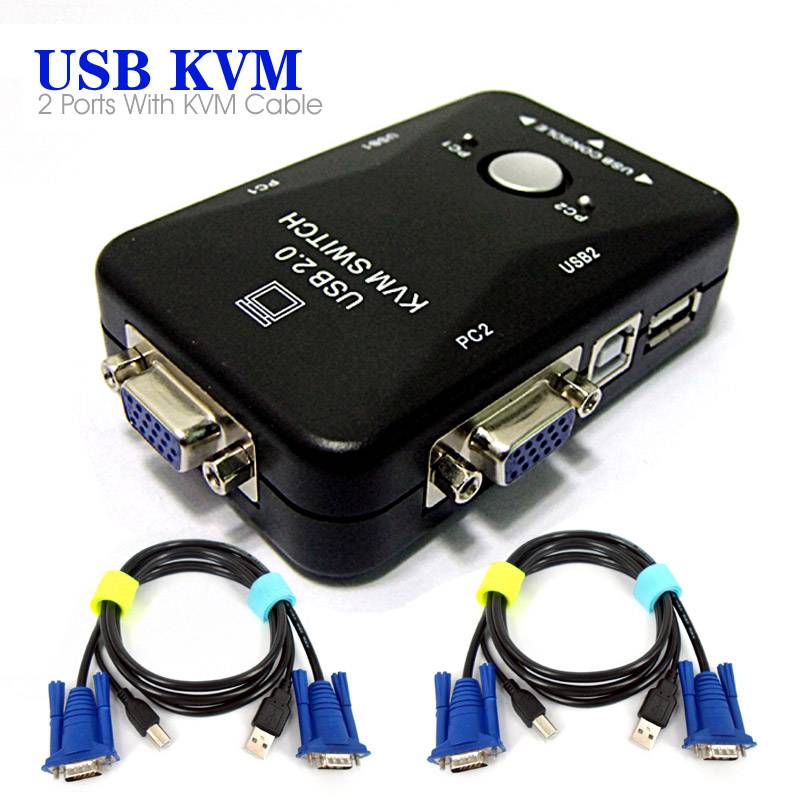 KVM 2 Ports with cable 00