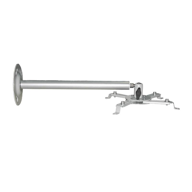 Кронштейн для проектора Arm media PROJECTOR-4 silver (10032) (Потолочный, наклонно-поворотный, Расстояние от потолка (мм) 150/400, угол наклона ±30°, угол поворота 360°, макс.нагрузка 10 кг)