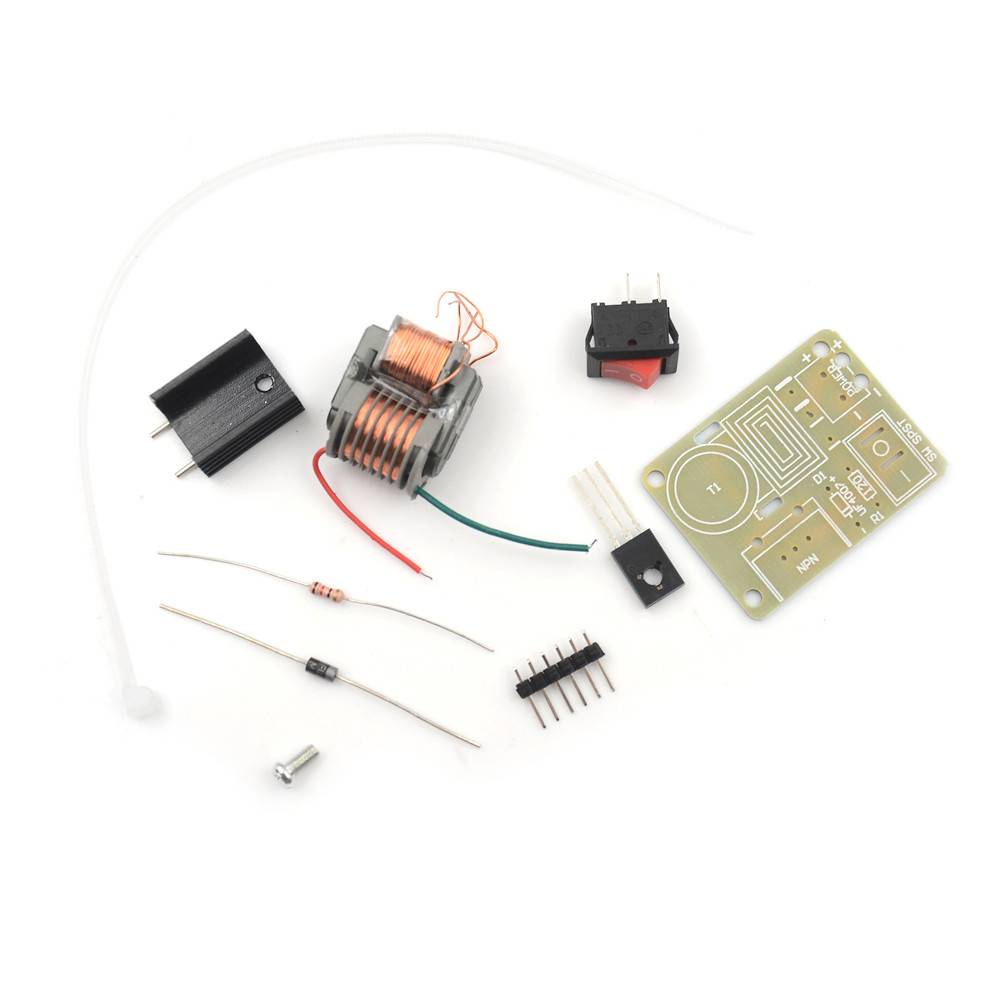 18650 DIY Kit U Core Transformer Suite 15KV 3.7V High Voltage Inverter Frequency DC Generator Arc Module