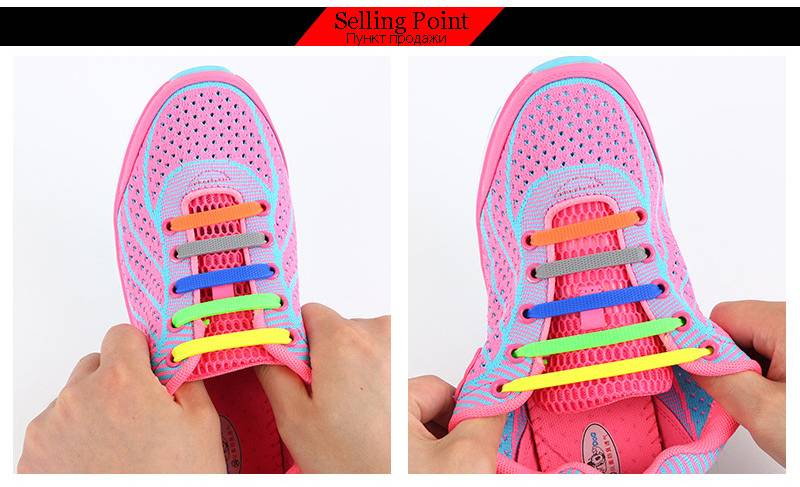 Elastic Silicone Shoelaces For Shoes Special Shoelace No Tie Shoe Laces For Men Women Lacing Shoes Rubber Shoelace (10)