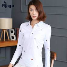 Рубашка поло женская с длинным рукавом х/б батальных