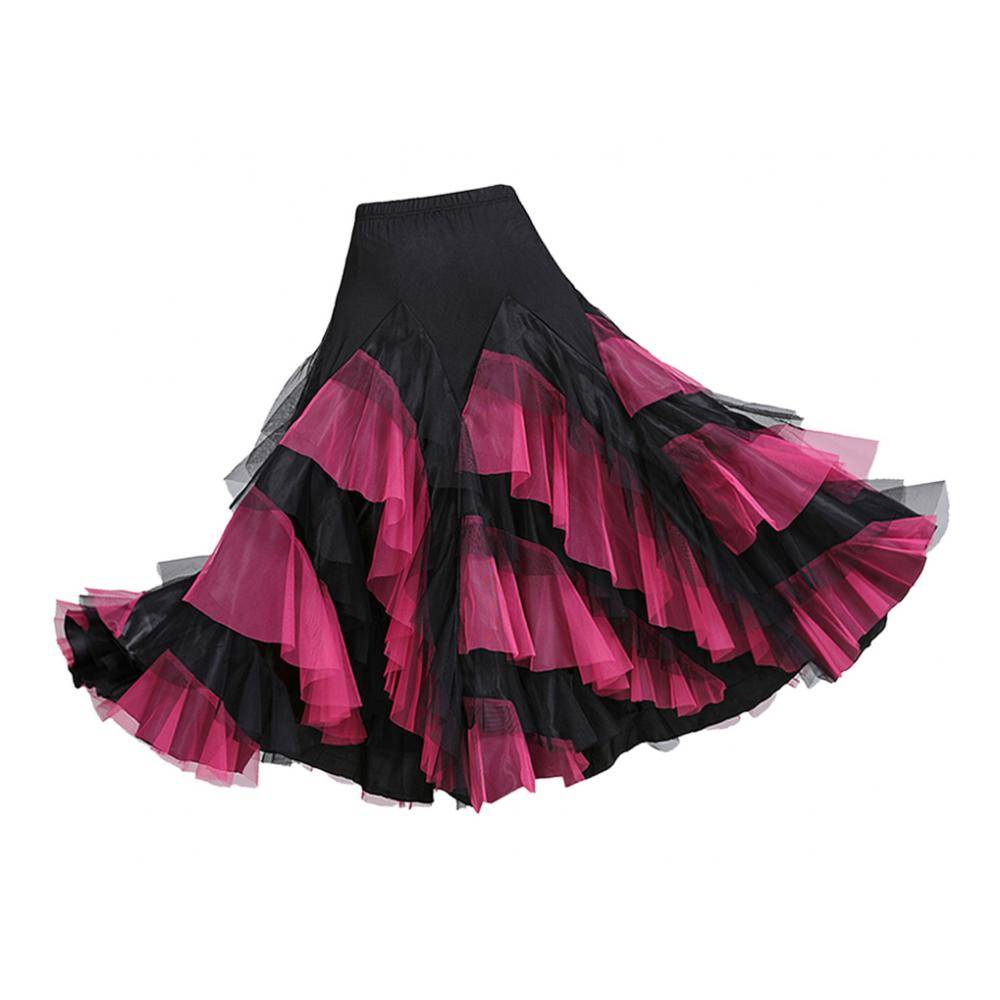 Flamenco Skirt Ballroom Waltz Dance Clothes Modern Costumes For Women