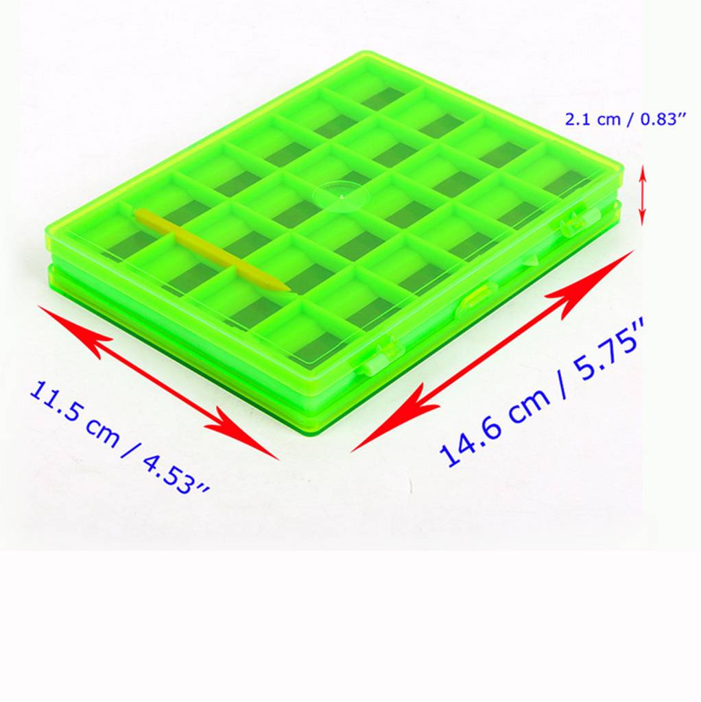 Double Side Magnetic Fly Fishing Box Hooks Storage Case with 44 Compartments Fishing Tackle Boxes