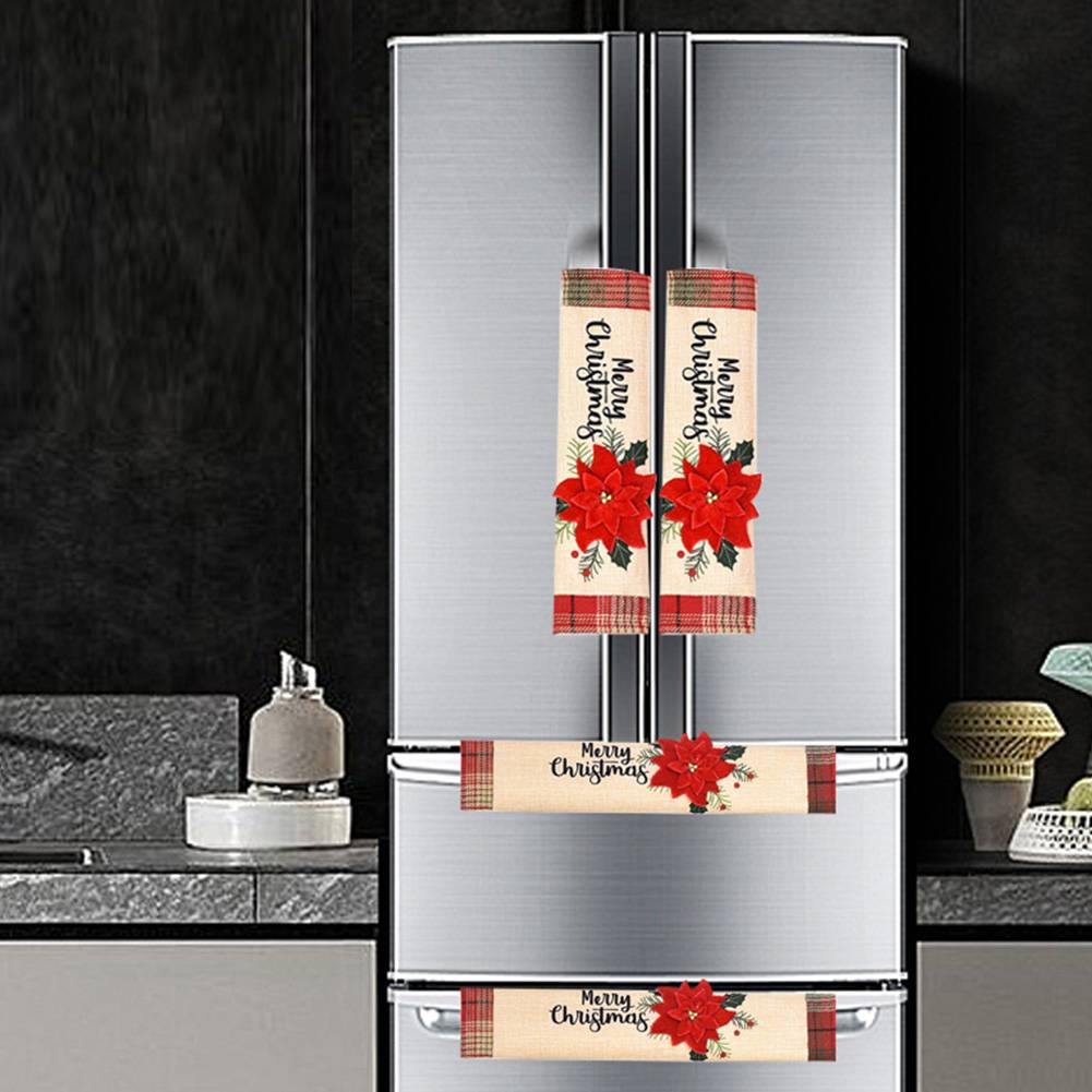 3 шт. Рождественская декоративная ручка холодильника Рождественские перчатки