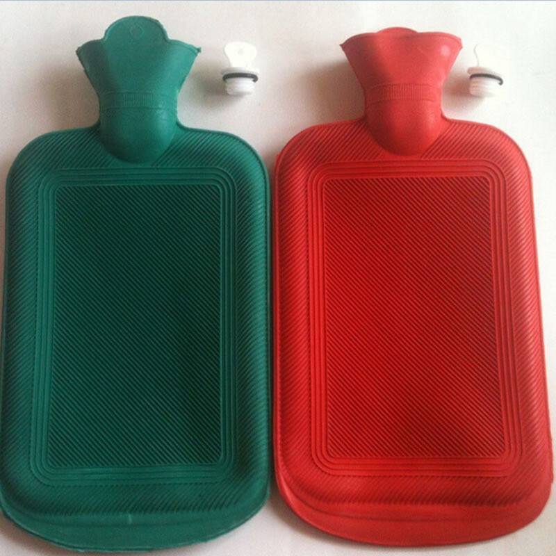 1PC Hot-water Bottle Pain Relief Bed Hand Warmer Relaxing Heat Massage Therapy Winter Rubber Hot Water Filling Bag