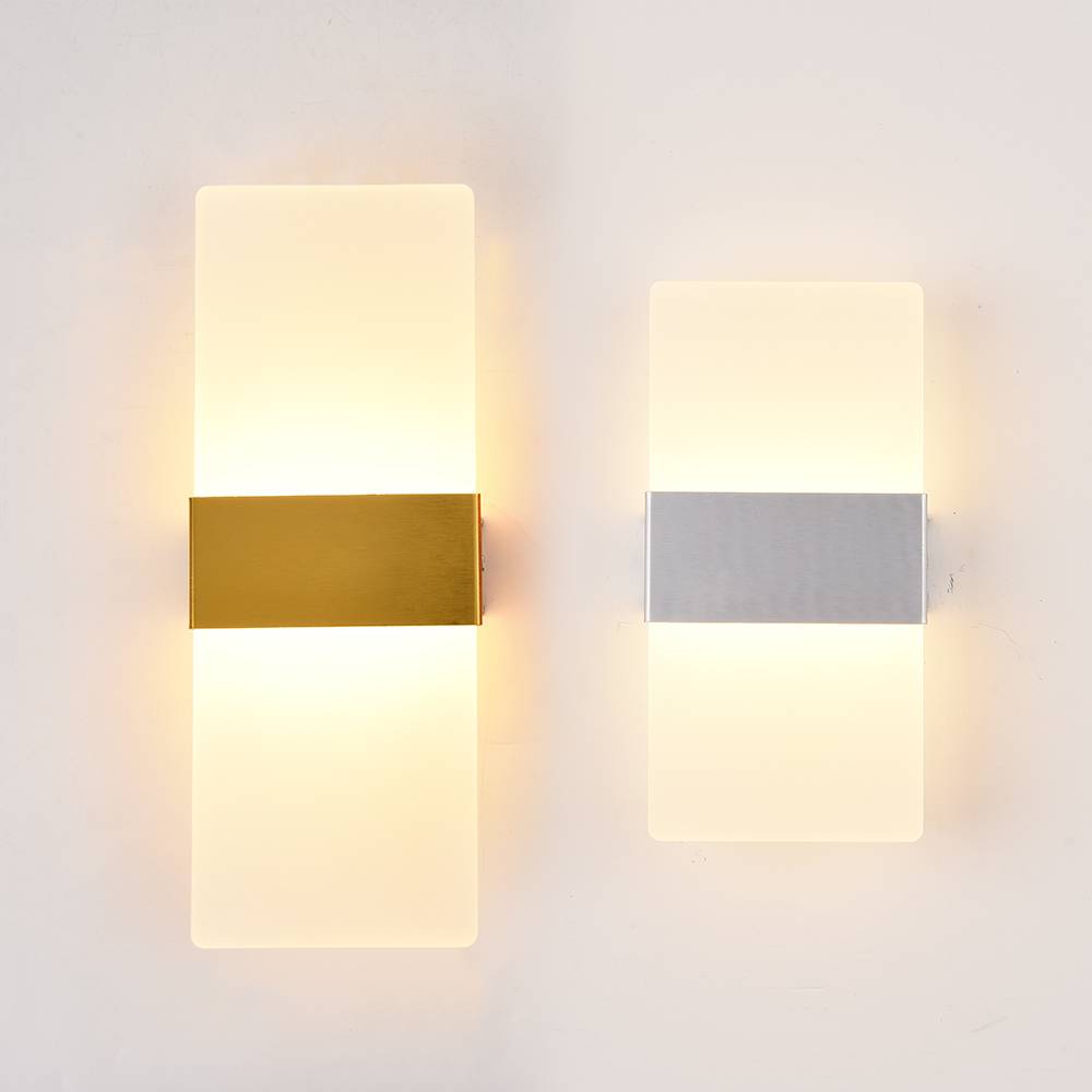 Современный внутренний декор светодиодная настенная лампа вертикальный и