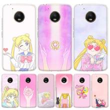 Чехол для телефона girl Sailor Moon аниме MOTO Motorola G8 E4 E5 E6 G7 G6 G5S Plus Play Power ONE