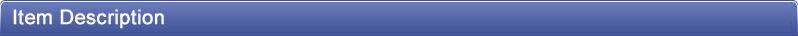 item description