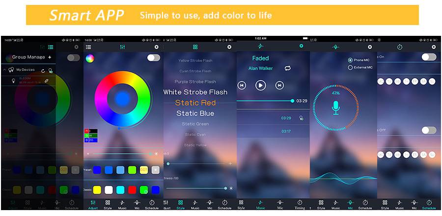 Bluetooth LED Strip Light 10M RGB 5050 SMD 2835 Flexible Ribbon Waterproof RGB LED Light 5M 15M 20M Tape Diode Bluetooth Control (3)