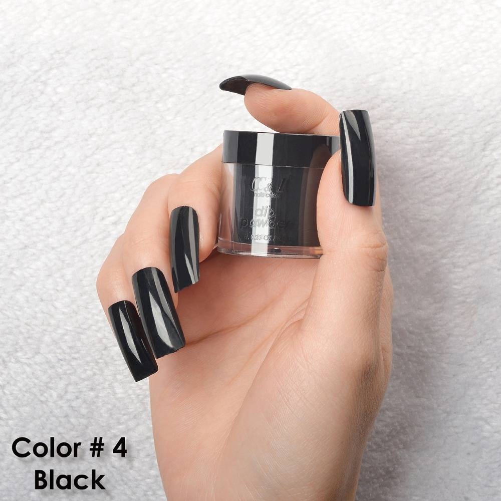 C&I Dip Powder Mini Color # 4 Black 2