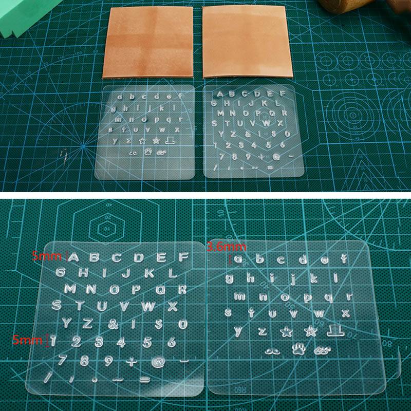 Штамп алфавитный для работы с кожей 1 шт. | Дом и сад