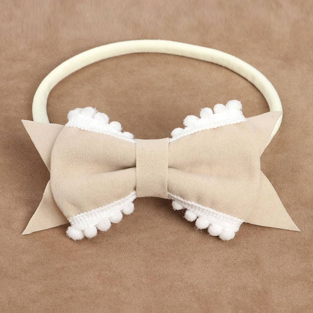 Kids Elastic HeadbandBaby bow elastic hair band Girls baby Bowknot Hairband  Hair Accessories Fashion headband baby
