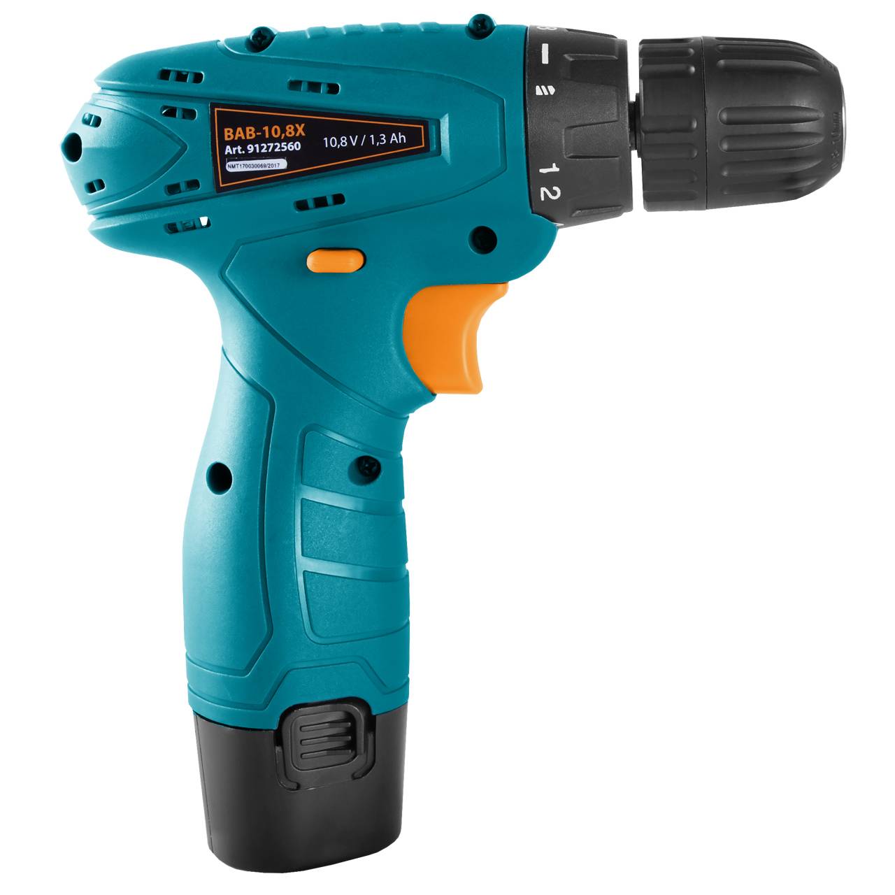 Дрель-шуруповерт аккумуляторная Bort BAB-10,8X (Li-Ion аккумулятор напряжением 10,8В, крутящий момент до 22 Нм, подсветка )
