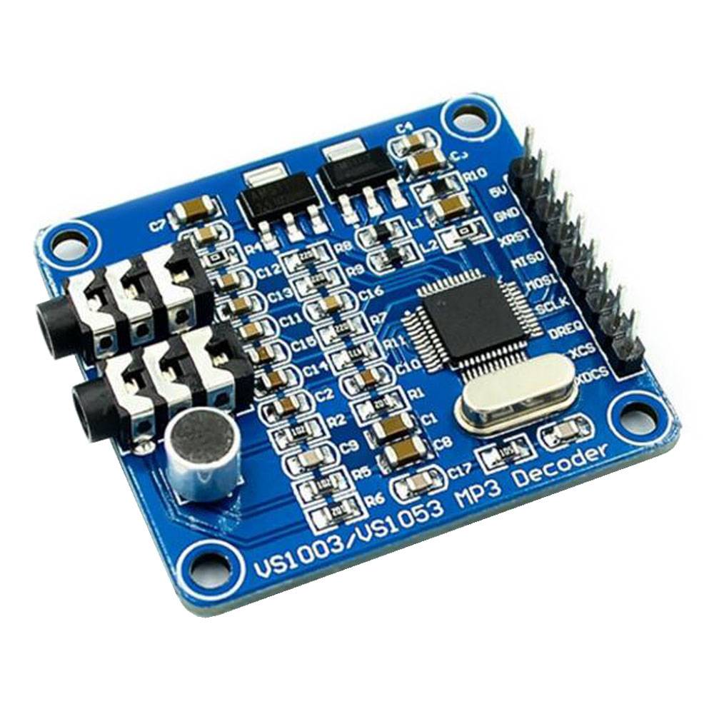 1 PCS VS1003B MP3 Decoder Module with Microphone STM32 Microcontroller Development Board Accessories |