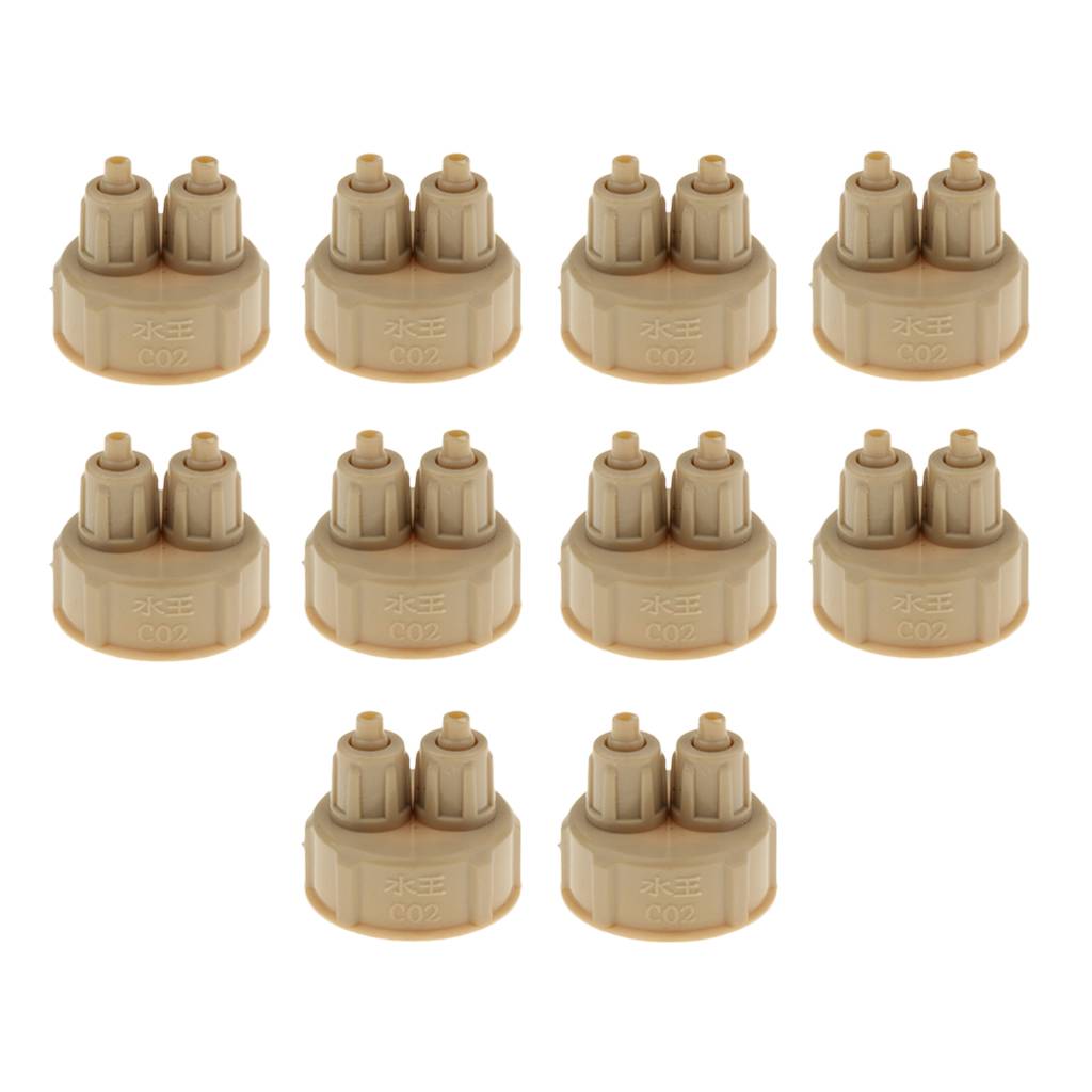 10pc Aquarium CO2 Accessories DIY CO2 System Kits Generator Part Bottle Cap